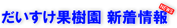 だいすけ果樹園 新着情報